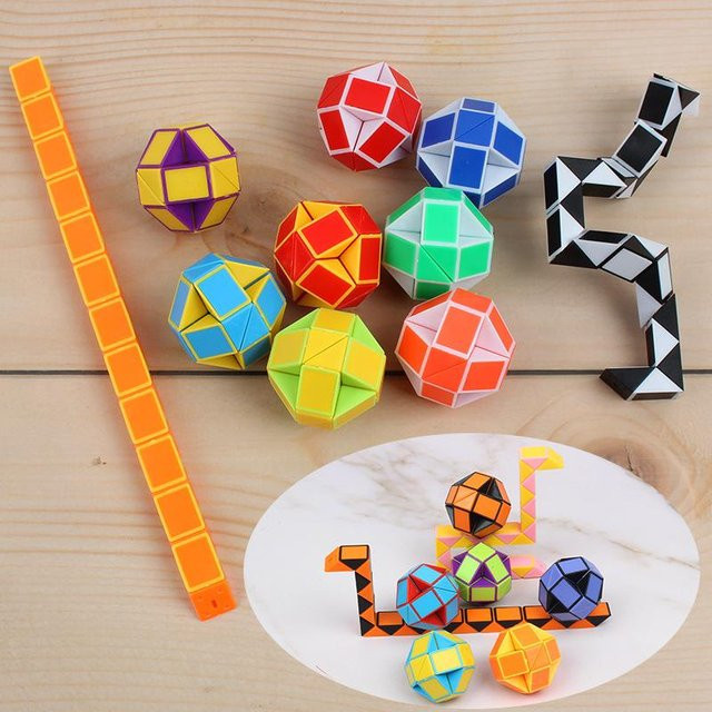 Binchi Outdoor Product Magische Schlangenlineal Puzzle, 136-teiliges Set, ab 14 Jahren - Bild 1