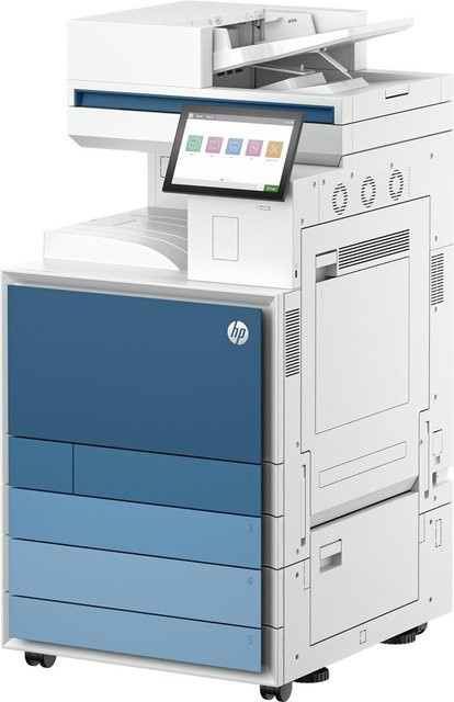 HP LaserJet Enterprise MFP 8801dn Multifunktionsdrucker in Weiß mit Laser-Technologie für Druck und Kopie (A3, 60 S./Min., Duplex) - Bild 1