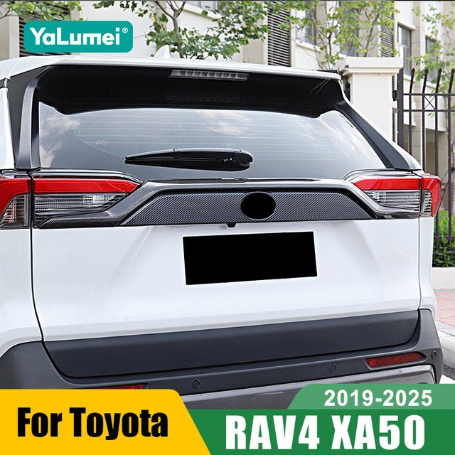 YaLumei Heckklappen-Abdeckung für Toyota RAV4 XA50 Hybrid in Schwarz oder Silber - Bild 1