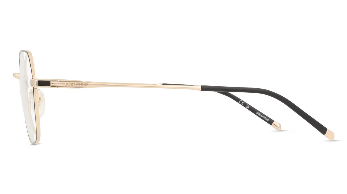 Zadig & Voltaire ZVVZV246 Korrektionsbrille, Vollrand, Quadratisch, Metall, Pink, Unisex - Bild 1