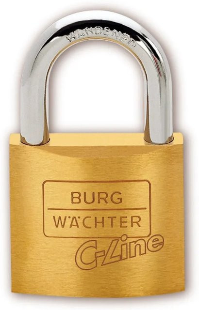 Burg Wächter Zylinder-Vorhangschloss C-Line 222 40 SB in Gold/Messing - Bild 1