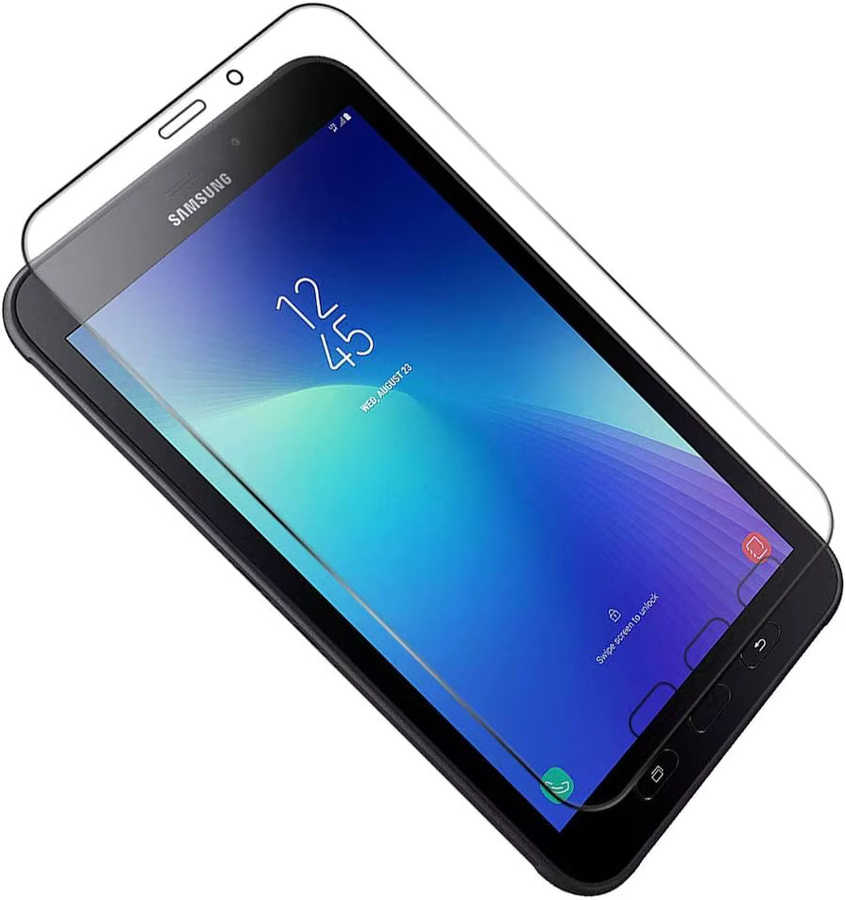 Displayschutzfolie aus gehärtetem Glas für Samsung Galaxy Tab Active 2 (8 Zoll, 2017) SM-T395 SM-T390, transparent - Bild 2