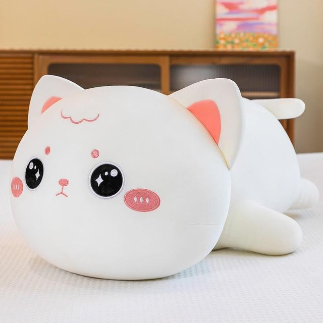 Binchi Fitness Katzen-Plüschkissen, Plüschtier, 90cm, ab 3 Jahre - Bild 1