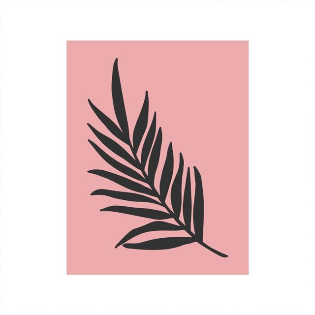 May&Berry Stempel Bambuszweig in Rosa aus Holz, B/H: 35 x 45 mm - Bild 1