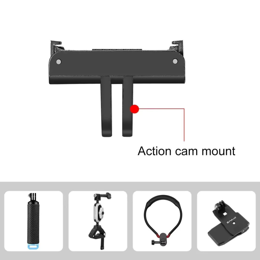 DJI magnetische Schnellverschluss-Adapterhalterung für Osmo Action 6 5 PRO 4 3 in Schwarz - Bild 4