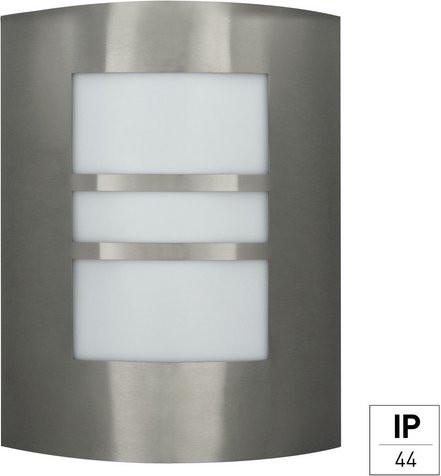 E2 Außenleuchte POLIS LED Wandleuchte aus Aluminium in Grau mit IP44 Schutzklasse - Bild 1
