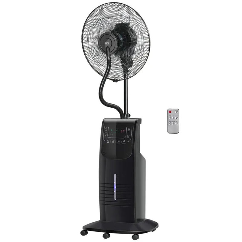 HOMCOM Ventilator in Schwarz mit Fernbedienung, Timer und Oszillation, B/H/L: 44,5 x 44,5 x 135 cm - Bild 4