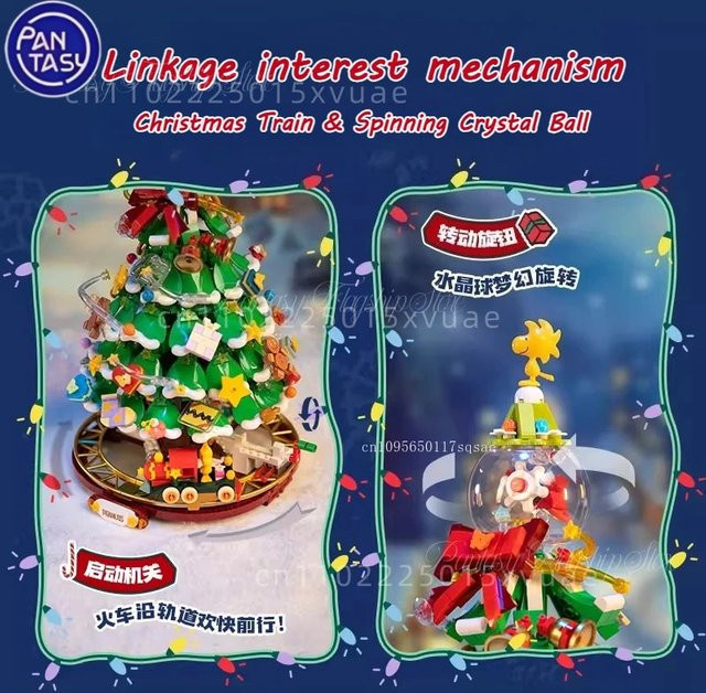 Pantasy Snoopy Weihnachtsbaum, Bausteine, Bunt / Mehrfarbig - Bild 1