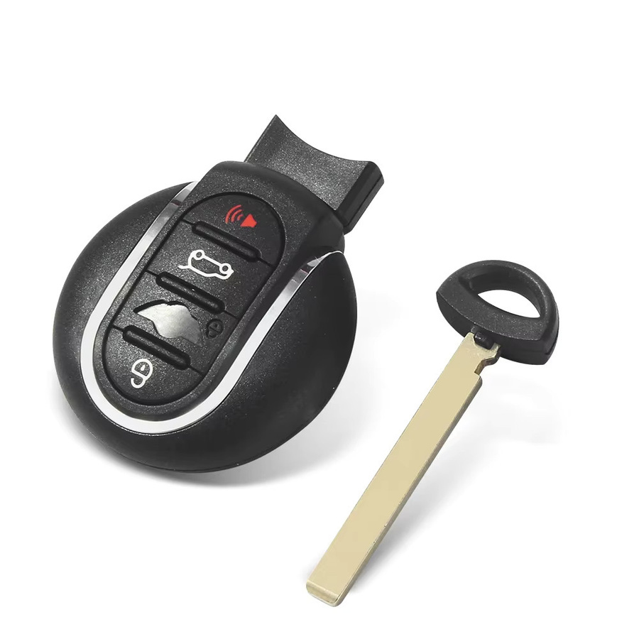Keyyou Smart Remote Key Cover Shell für BMW Mini Cooper F54 F55 F56 F57 F60, 3/4 Tasten, Schwarz - Bild 2