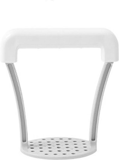 Manueller Kartoffelstampfer und Gemüsestampfer von JMG Household Supplies in Weiß mit ergonomischem Griff - Bild 1