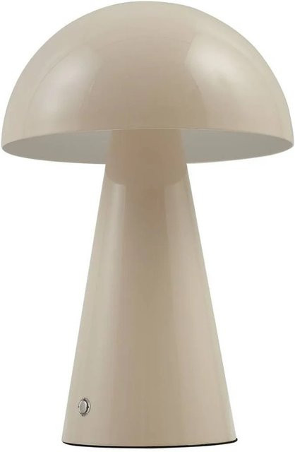 Lindby LED Tischlampe Nevijo in Creme, moderne dimmbare Wohnzimmerleuchte aus Metall mit USB-Anschluss - Bild 1