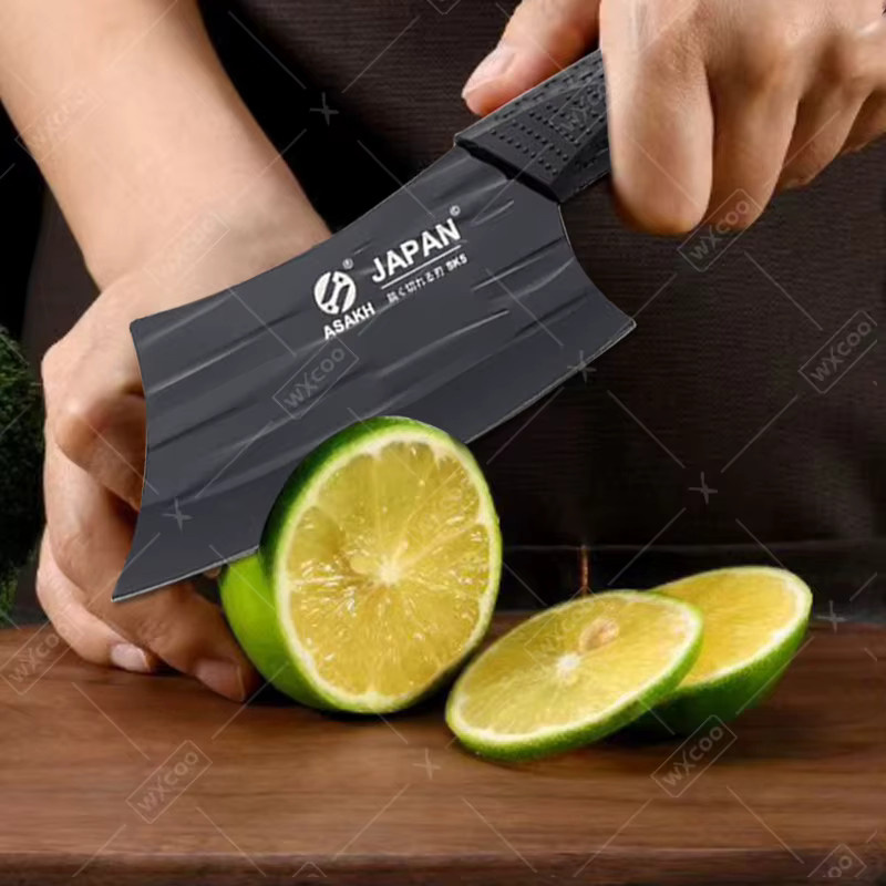 WXCOO Multifunktionales Küchenmesser aus Edelstahl als Schälmesser, Obstschäler und Fleischbeil zum Grillen - Bild 4