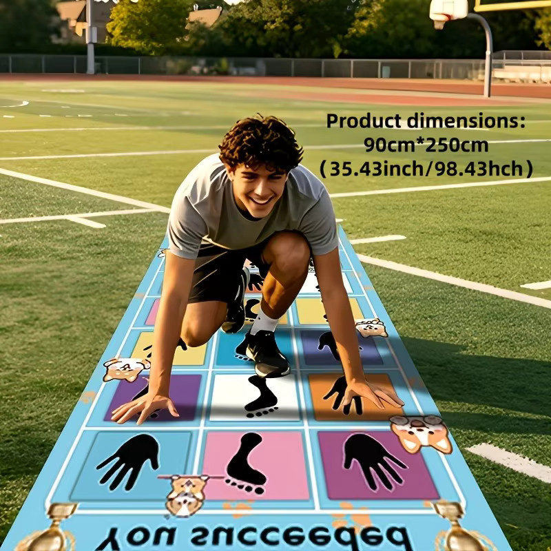 OURFETE Hand-Fuß-Hüpfspiel-Matte, interaktives Spiel - Bild 2