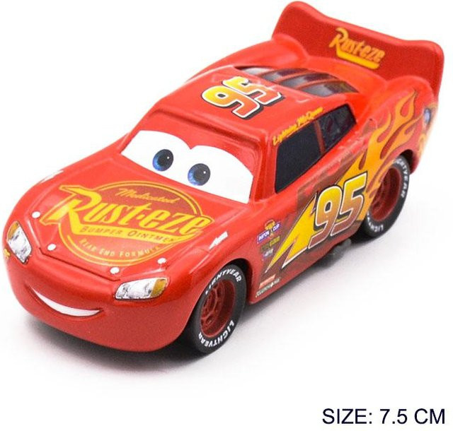 Pixar Disney Cars 3 Lightning McQueen Arvy Cruze Bulldozer, Metall-Druckguss-Modellauto, 1:55, ab 4 Jahren - Bild 1