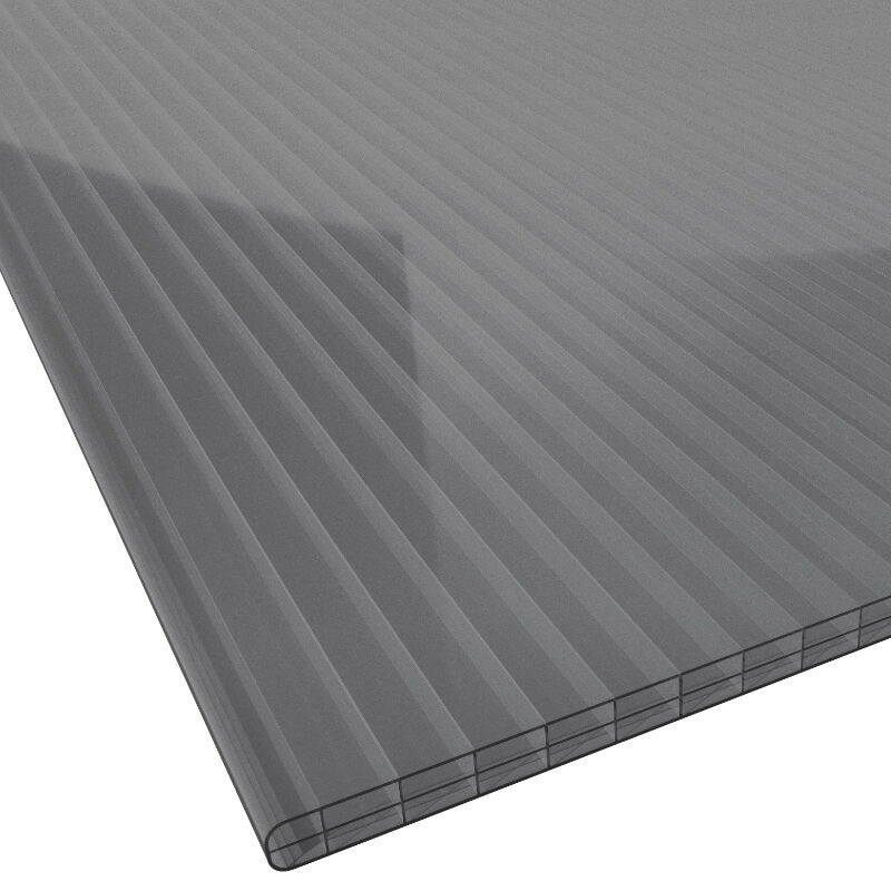 Stegplatte Polycarbonat 2ND LIFE LINE Nova Lite von Friedrich von Lien AG, Farbe: Anthrazit, Dicke: 16 mm, Breite: 98 cm - Bild 1