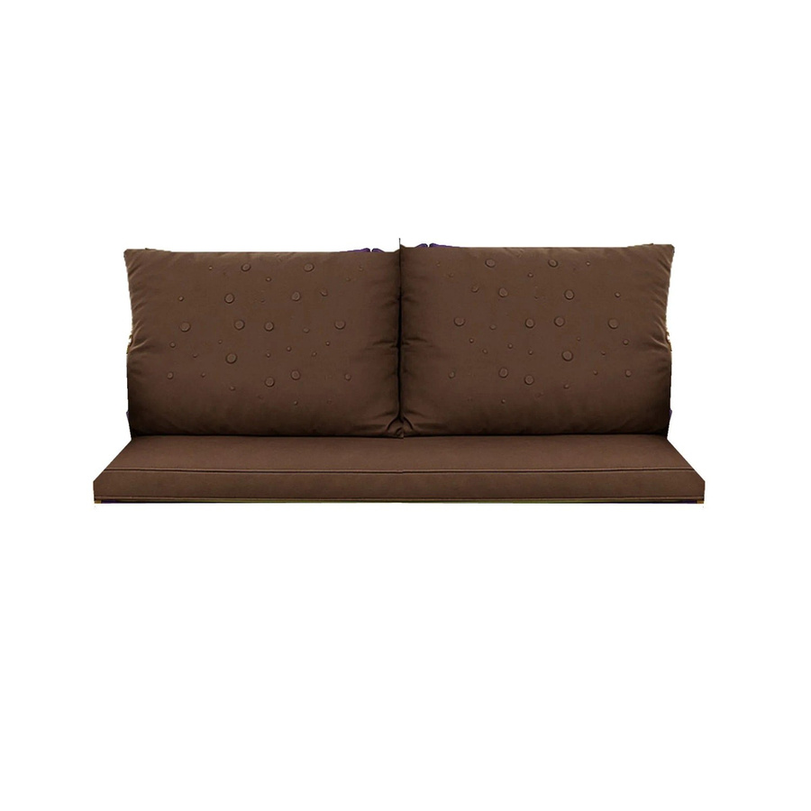 Setgarden Mix Bench Kissen Set für 2-Sitzer Bänke, Braun, B/T: 120 x 60 cm und 2x B/T: 50 x 56 cm - Bild 2