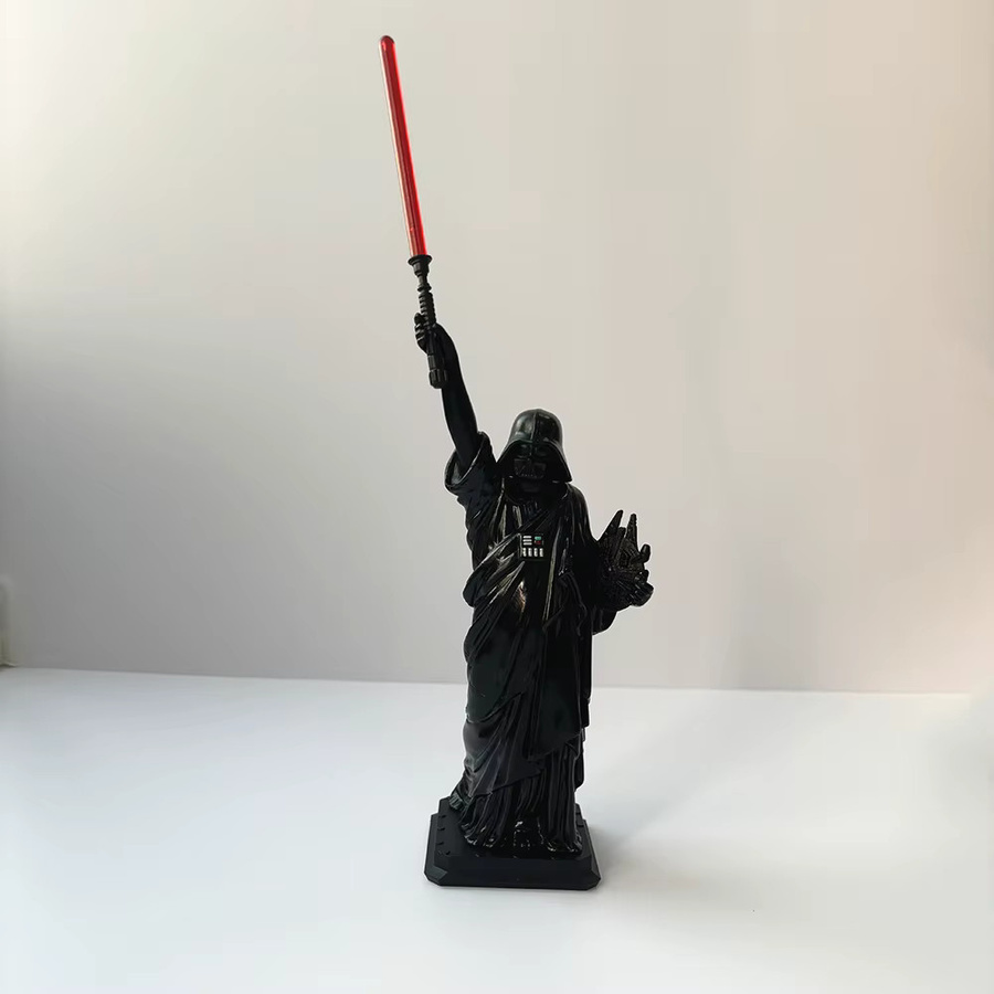 Bandai Star Wars Freiheitskämpfer Friedenskrieger Anime-Figur, Actionfigur, Kunststoff, Schwarz, Einzelfigur - Bild 3