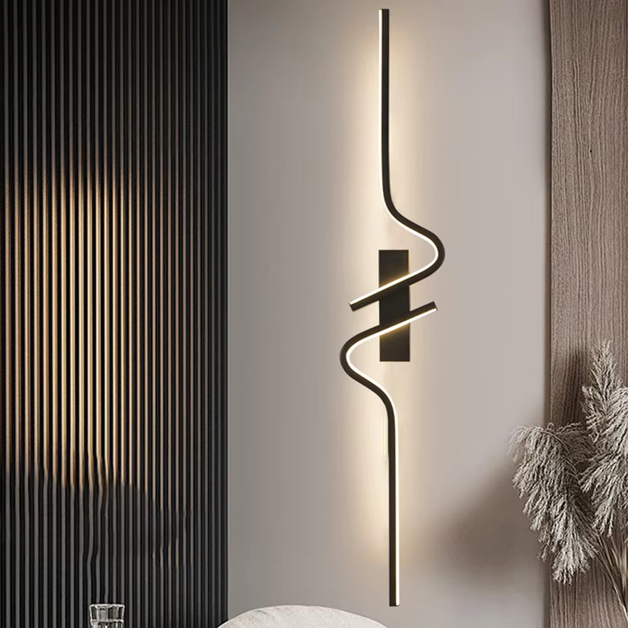 Moderne LED Wandleuchte DARHYN mit integriertem LED für Wohnzimmer Schlafzimmer und Esszimmer - Bild 4