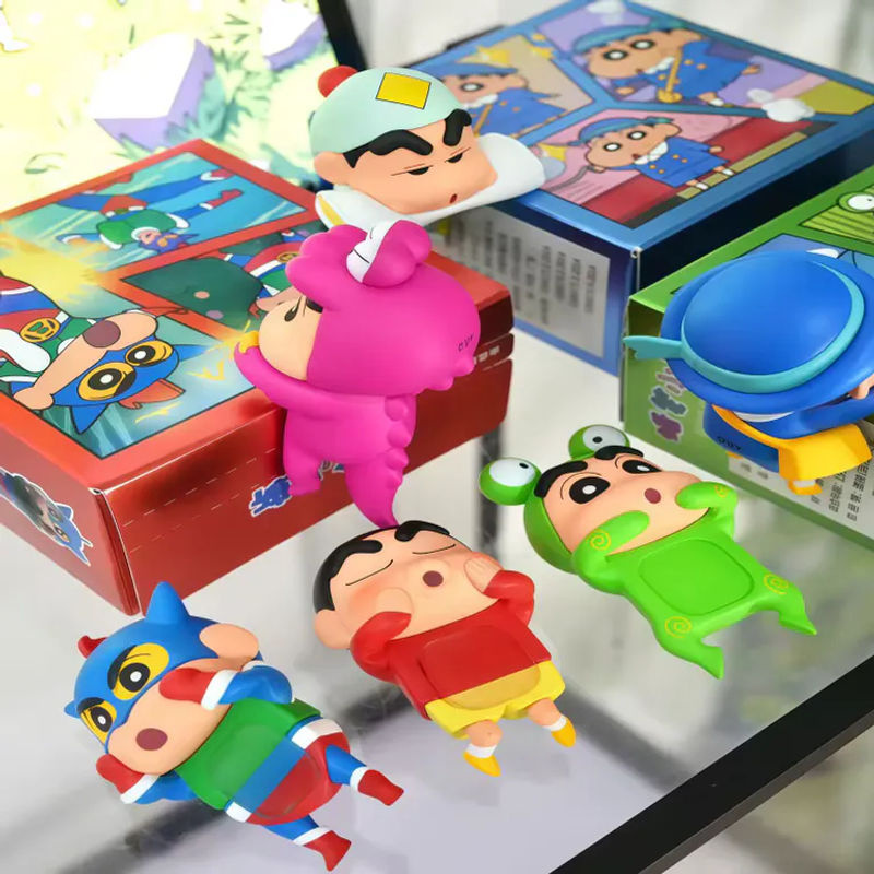 Kucikuji Crayon Shin-Chan Blindbox-Figur Mehrfarbige Mini-Überraschungs-Sammelfiguren aus Kunststoff zur Dekoration - Bild 4