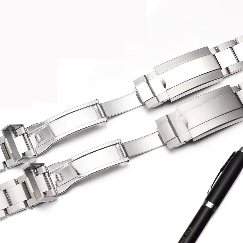 Chumoon Uhrenarmband Edelstahl, 20 mm, 21 mm, Silber - Bild 5