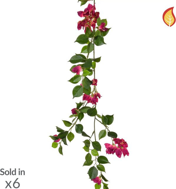 Künstlicher Bougainvilleazweig Silvio von Aplanta, Höhe: 112 cm - Bild 1