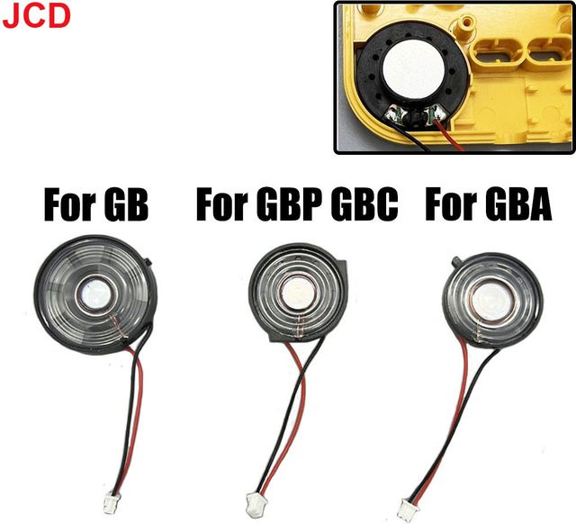 JCD Ersatzlautsprecher in Schwarz für Game Boy, Game Boy Pocket, Game Boy Color und Game Boy Advance zur Reparatur deiner Konsole - Bild 1