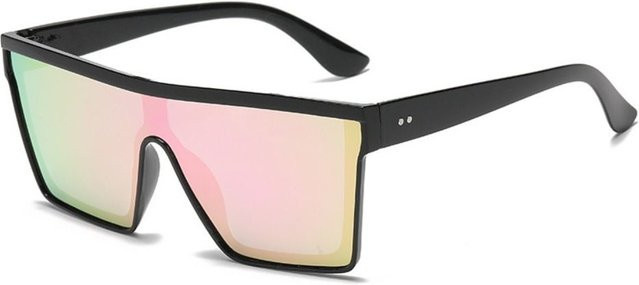 Yiran Health & Beauty Sonnenbrille, square, Unisex, plastic, white - Bild 1