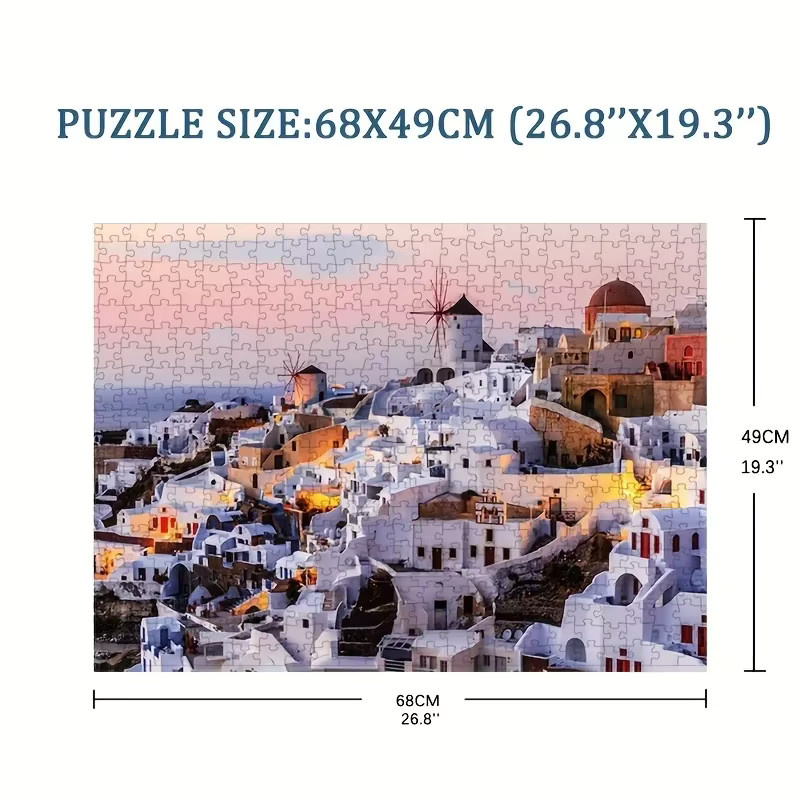 MaxRenard Santorini-Puzzle, 1.000 Teile, ab 14 Jahren - Bild 2