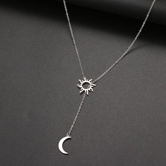 Lucky Star Jewelry Halskette Edelstahl, Zirkonia, Silber, 60 cm, Damen - Bild 1