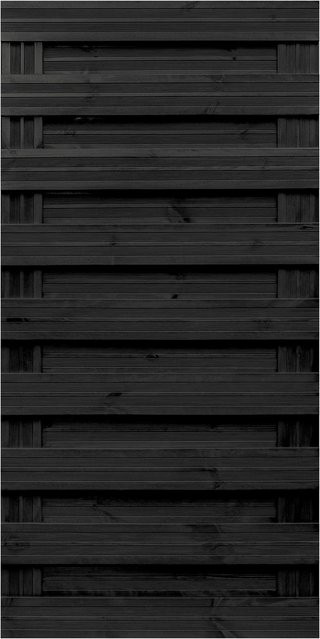 Sichtschutzzaun-Element Goch von Andrewex aus Holz, anthrazit lasiert, Höhe: 180 cm, Breite: 90 cm - Bild 1