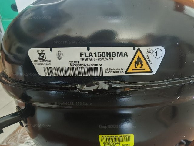 Original Kühlschrank Kompressor FLA150NBMA Kühlsystem Ersatzteil in Schwarz - Bild 1