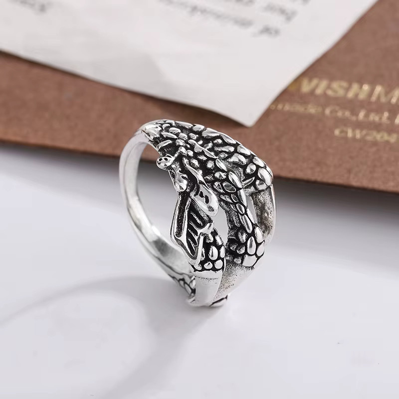GaGa-Duck Ring, 925 Silber, Dragon Claw, Unisex - Bild 3