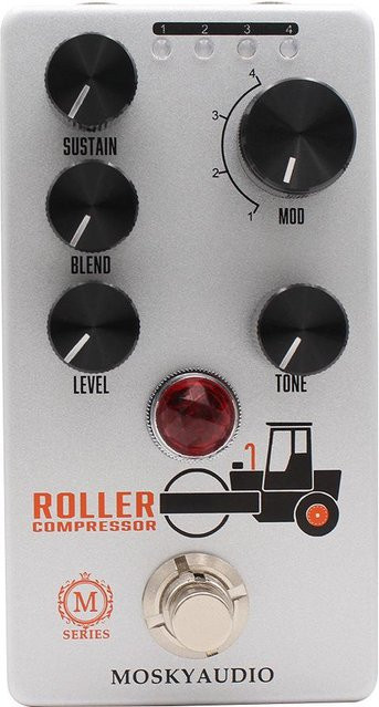 MOSKYAUDIO M Serie 2023 Gitarreneffekt Pedal in Silber - Bild 1