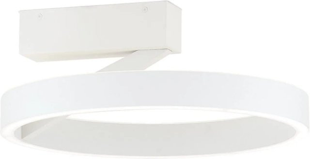 Orion Leuchten LED Deckenleuchte Ring aus Aluminium in Weiß, dimmbar, Durchmesser: 40 cm - Bild 1