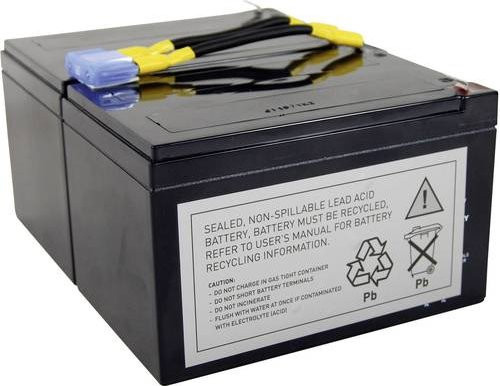 Beltrona RBC6 USV-Anlagen-Akku in Schwarz als Ersatz für APC Original-Akku RBC6 - Bild 1