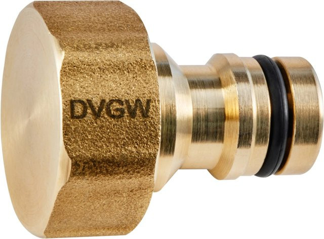 Geka plus-Verschlussstecker Trinkwasser 13 mm (1/2 Zoll) in Gold - Bild 1