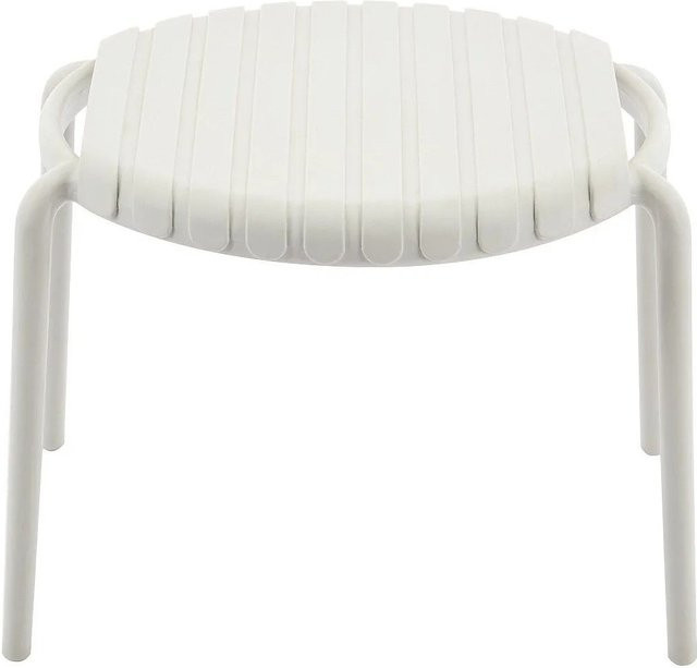 Vente-unique Gartenbeistelltisch Seseh aus Polypropylen in Beige, Durchmesser: 55 cm - Bild 1