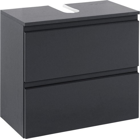 HELD MÖBEL Waschbeckenunterschrank Cardiff grau modern Wandmontage B/H/T: 60 x 53 x 35 cm - Bild 1
