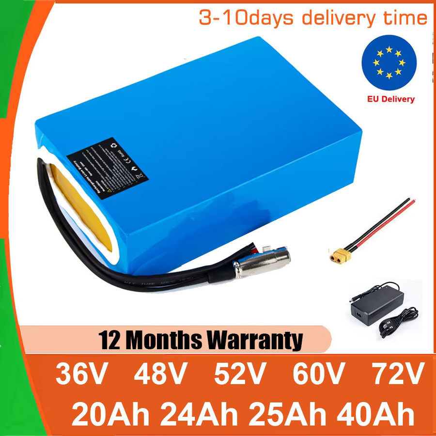 UNITPACKPOWER Lithium-Batterie Pack für E-Bike und Scooter, kompatibel mit 36V, 48V, 52V, 60V und 72V, verschiedene Kapazitäten von 20Ah bis 40Ah, passend für Motoren von 350W bis 3000W - Bild 6