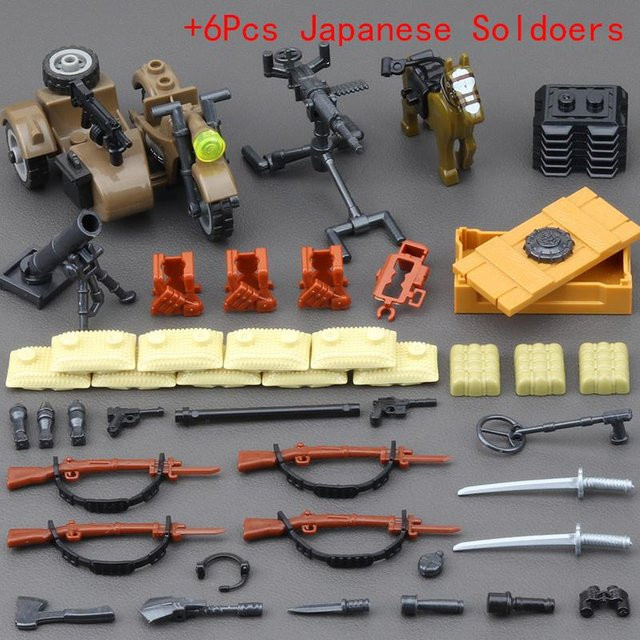 Japanische Armee 89 92 Kettenpanzer Schweres gepanzertes Fahrzeug LKW, Bausteine, ab 18 Jahre - Bild 1