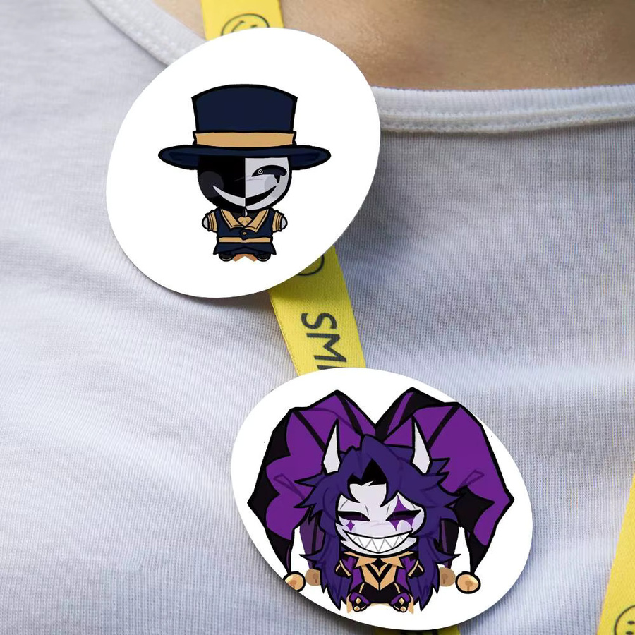 Die F-Freak C-Circus Snap-in Pins, runde Broschen, Cartoon-Charaktere - Bild 3
