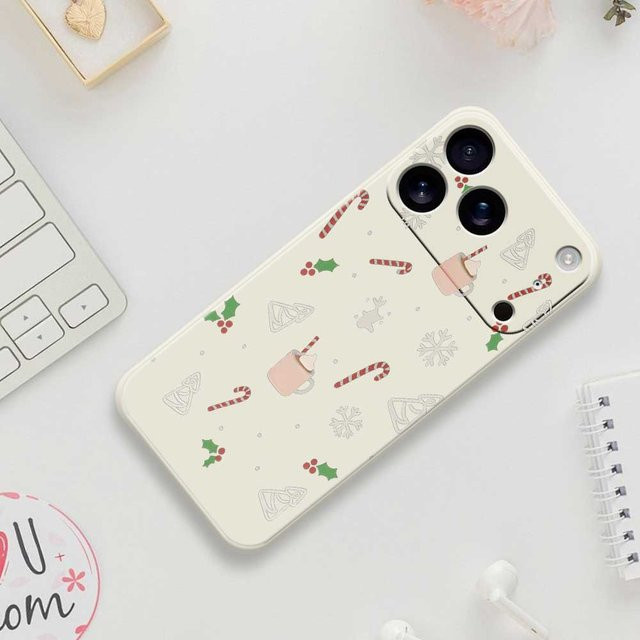 Weihnachtsstil Handyhülle aus TPU für Apple iPhone 11 bis iPhone 17 Pro Max und weitere Modelle - Bild 1