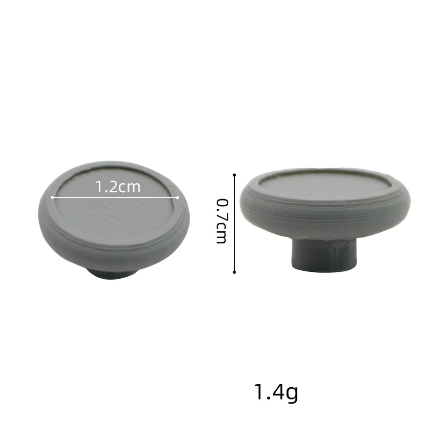 Rutschfeste Joystick-Kappen für Retroid Pocket 5 Spielekonsole, Daumengriffe in Grau, 1 Paar - Bild 2