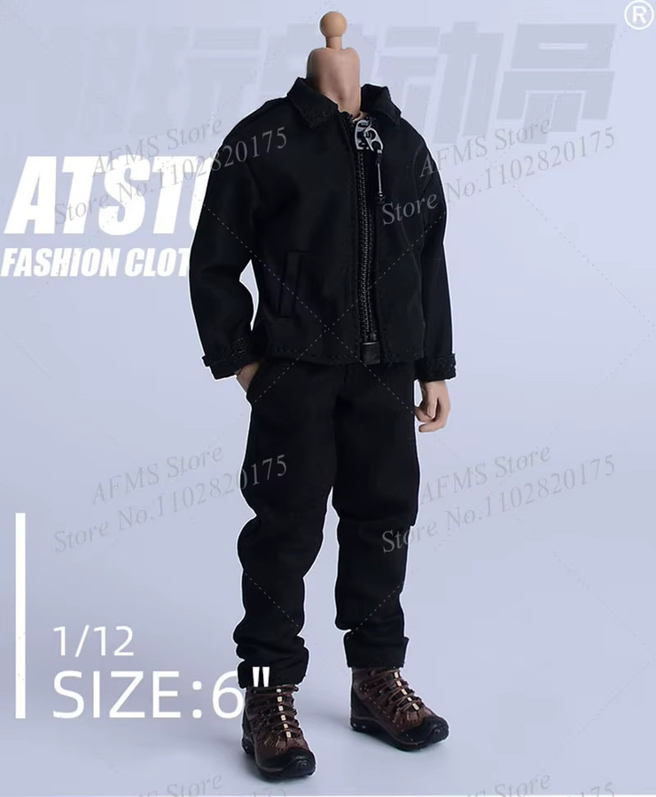 Hot Toys Sportswear Zubehör, 1/12 Maßstab, Schwarz - Bild 2