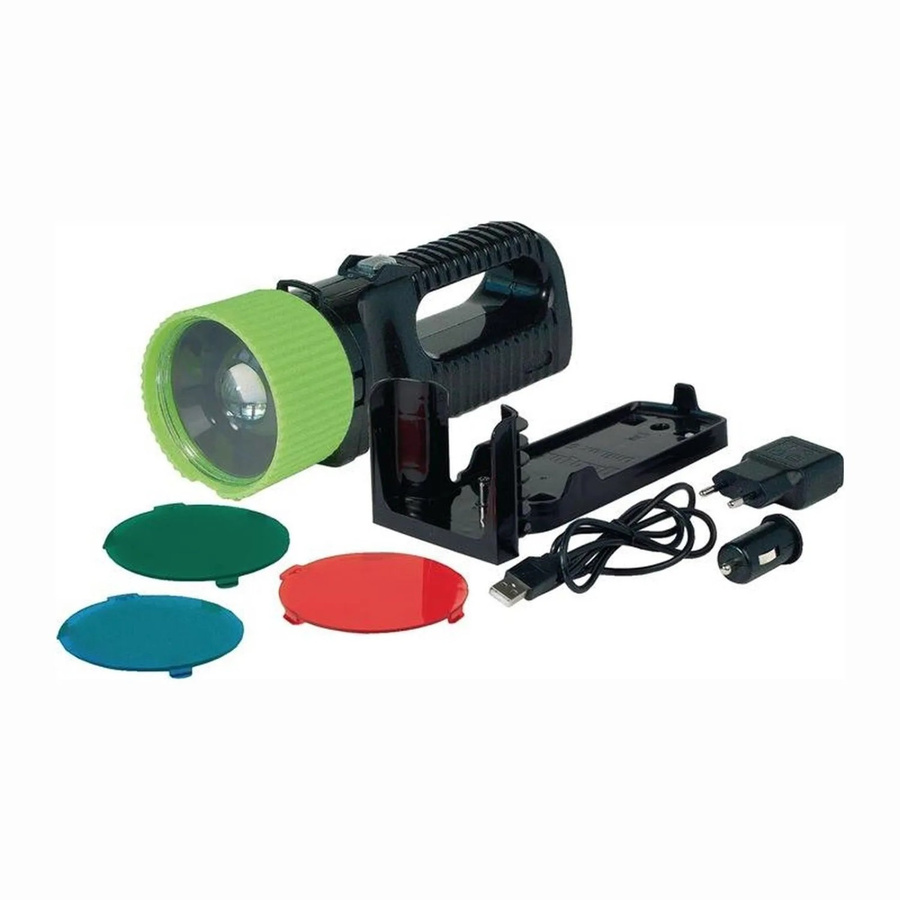 Acculux LED Handscheinwerfer Unilux Pro in Schwarz und Gelb mit 4400 mAh Akku - Bild 2