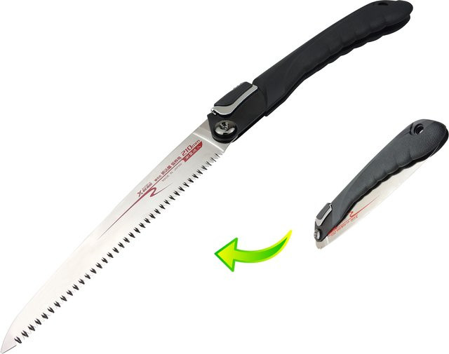 FAMEX 5515 Klappbare Astsäge in Schwarz - Bild 1