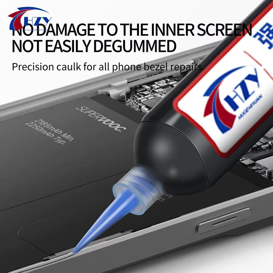 HZY Y130 Strukturklebstoff Hochleistungskleber für iPhone Glaslinse und LCD-Rahmen, transparent, 30 ml - Bild 2