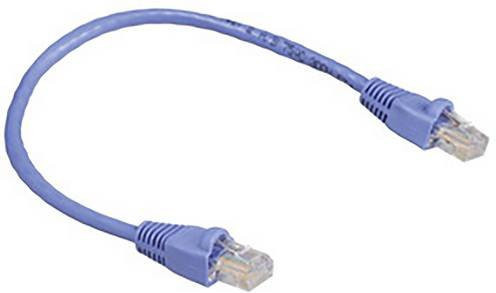 Schneider Electric LU9R03 RJ45 Patchkabel Ethernet LAN, Blau, Länge: 0,30 m - Bild 1