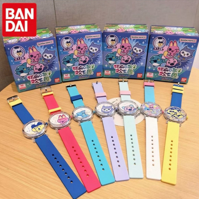 Bandai Armbanduhr, Digitaluhr, Quarz, Silikon, Damen - Bild 1