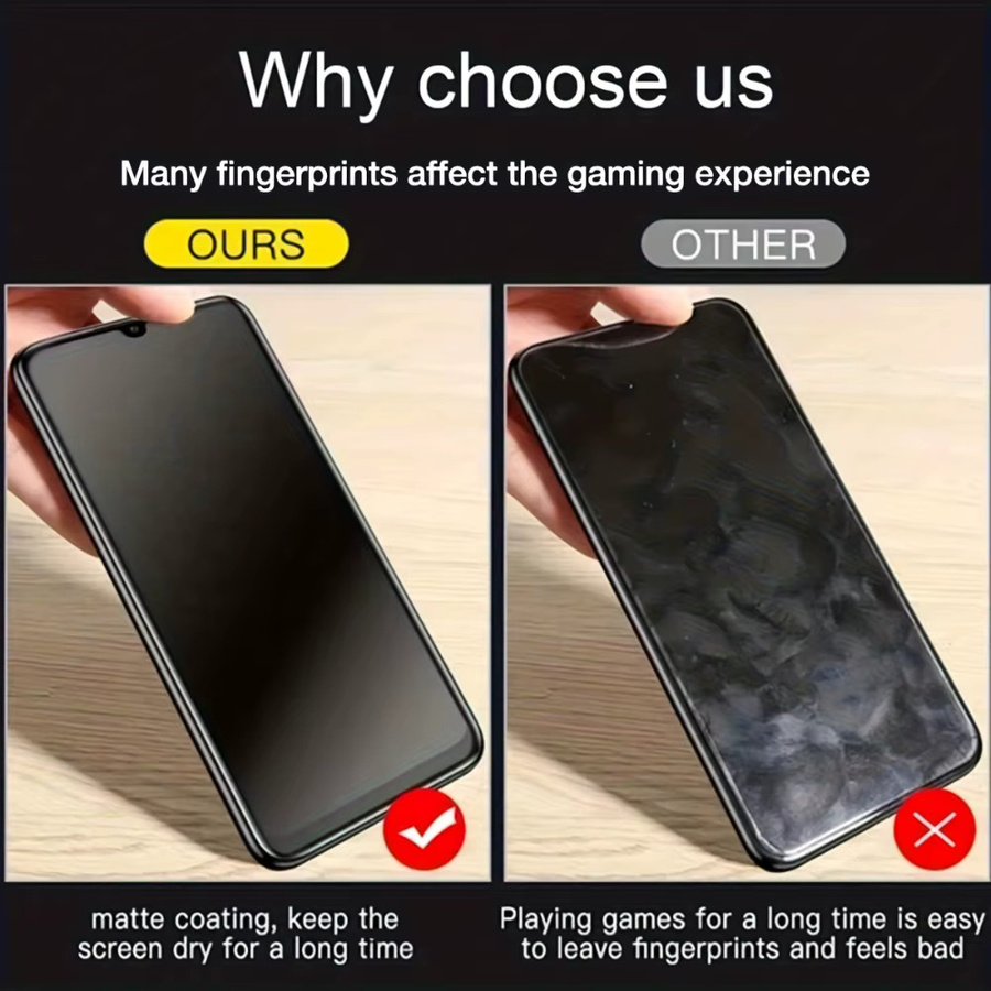 NNBILI 4er-Set Anti-Spy Sichtschutz-Displayschutzfolie matt für iPhone 11 bis iPhone 18 Pro Max Serie - Bild 5